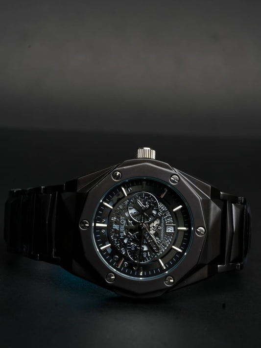 HUBLOT SKELETON BLACK