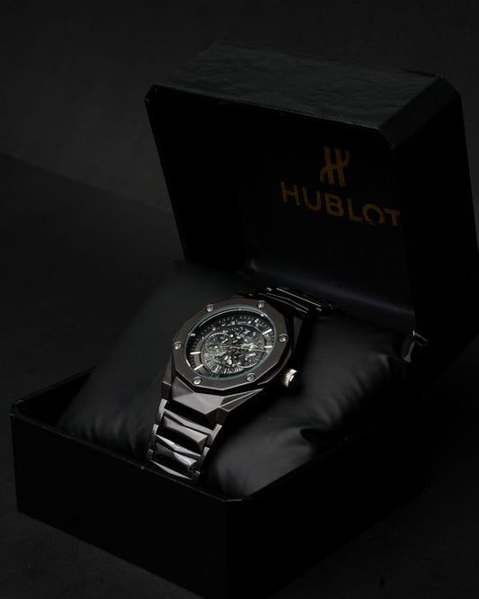 HUBLOT SKELETON BLACK