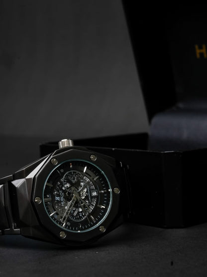 HUBLOT SKELETON BLACK
