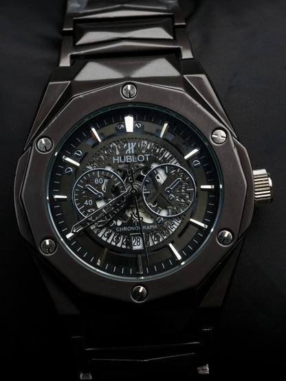 HUBLOT SKELETON BLACK